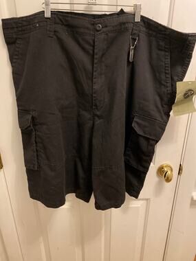 Rothco Men’s Cargo Shorts Black Tactical BDU Military Utility Multi-Pocket NWT